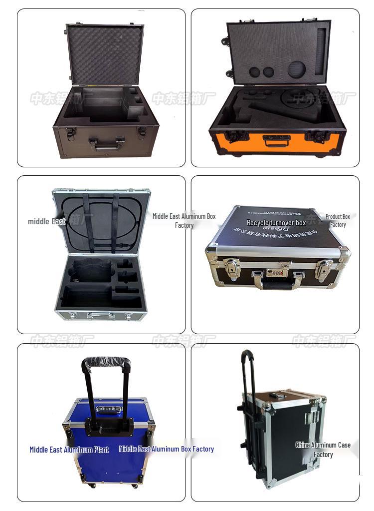 Custom Aluminum Camouflage Trolley Case with Wheels, Shockproof Aviation and Outdoor Equipment Protection