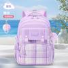 Fashion Plaid Kids Backpack Primary Students School Bags Girls Cute Backpack Large Capacity Book Bag Oxford Waterproof Rucksack