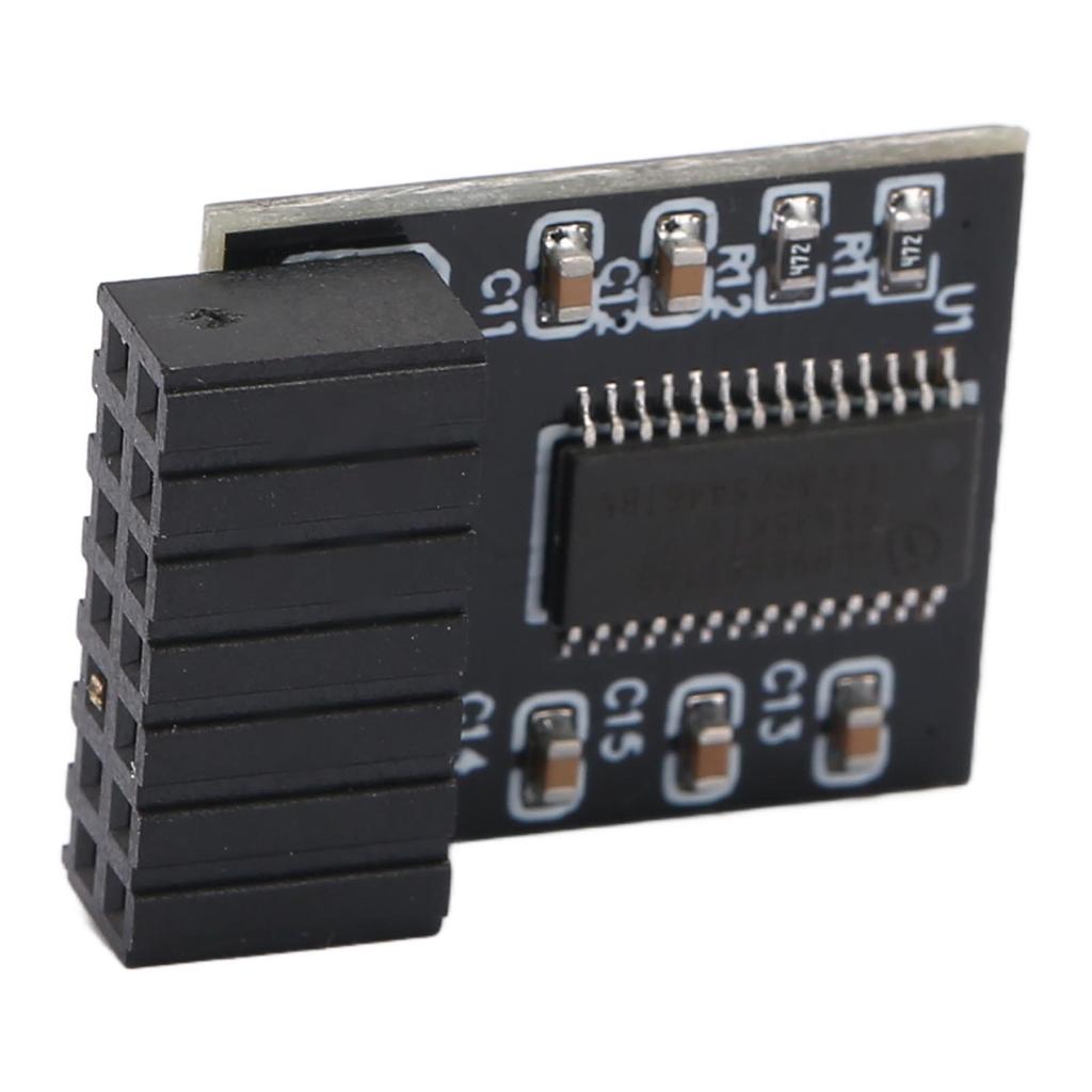 TPM 2.0 Module 14Pin SPI Interface Stable High Safety Durable Material TPM SPI Module for Win 11 Motherboard
