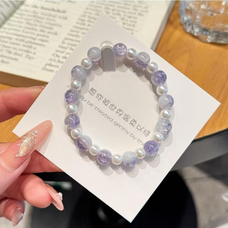 Moana deep sea blue bracelet, original gradual change niche blue sea fishtail starfish glazed bracelet