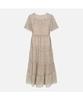 THURSDAY ISLAND Border Mix Square Neck Dress_T264Mop282W