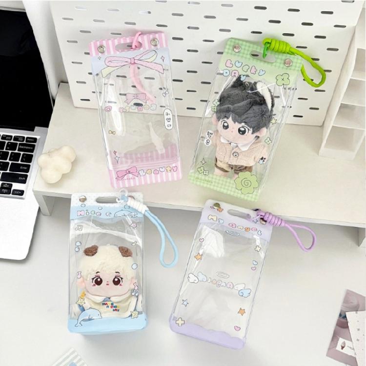 Plastic Hanging Doll Protective Case Portable Water-Resistant Organizer Storage Container For Travel And Home Use