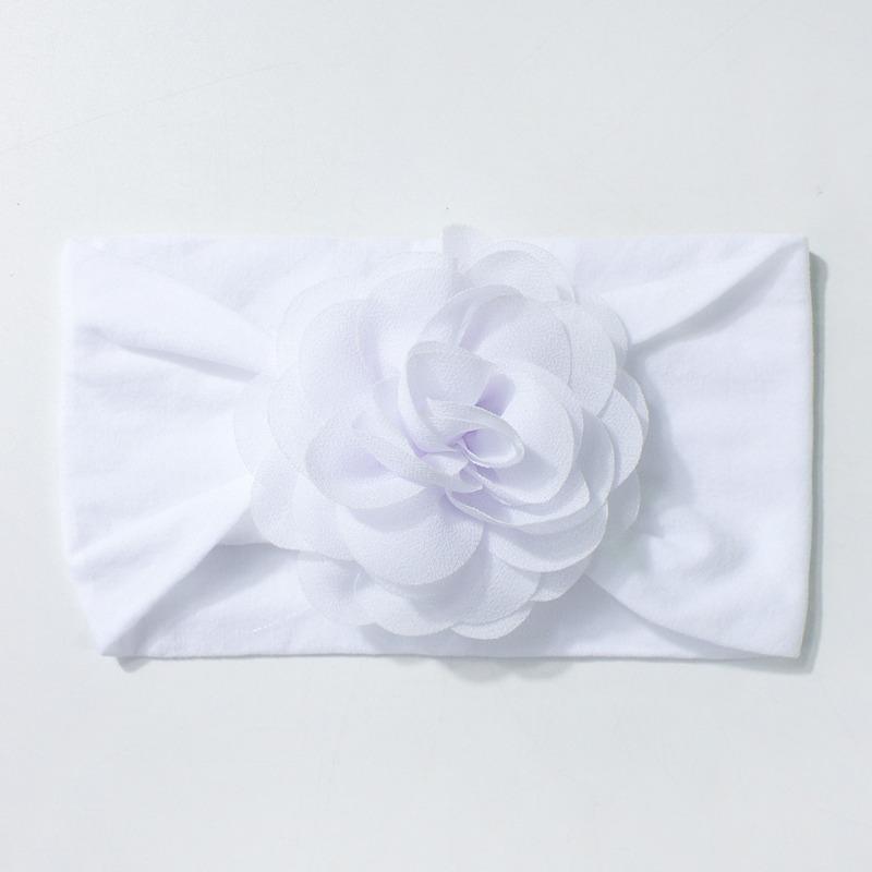 New Baby Cute Sticky Flower Headband, Comfortable and Soft Boys and Girls Hair Accessories, Fontanelle Baby Headband