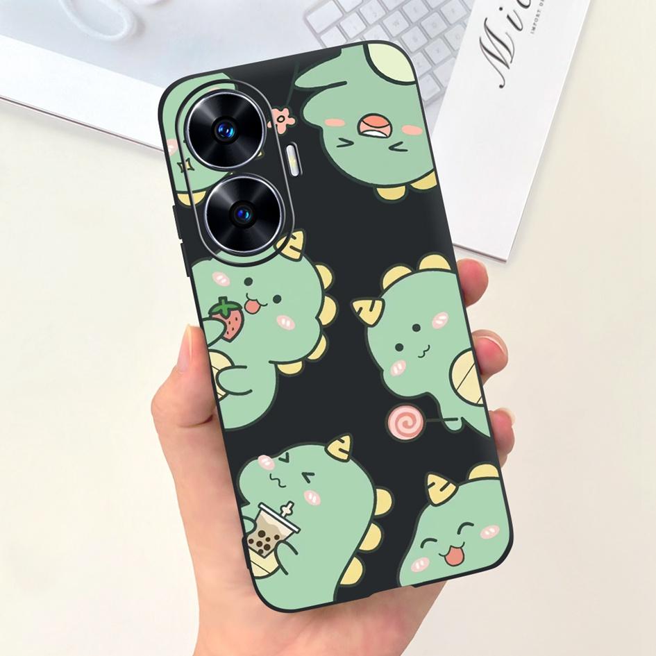 Per Custodia OPPO Realme C55 Carino Astronauta Cover Morbida in Silicone Posteriore per Realme C55 RMX3710 C 55 Real me C55 Custodia