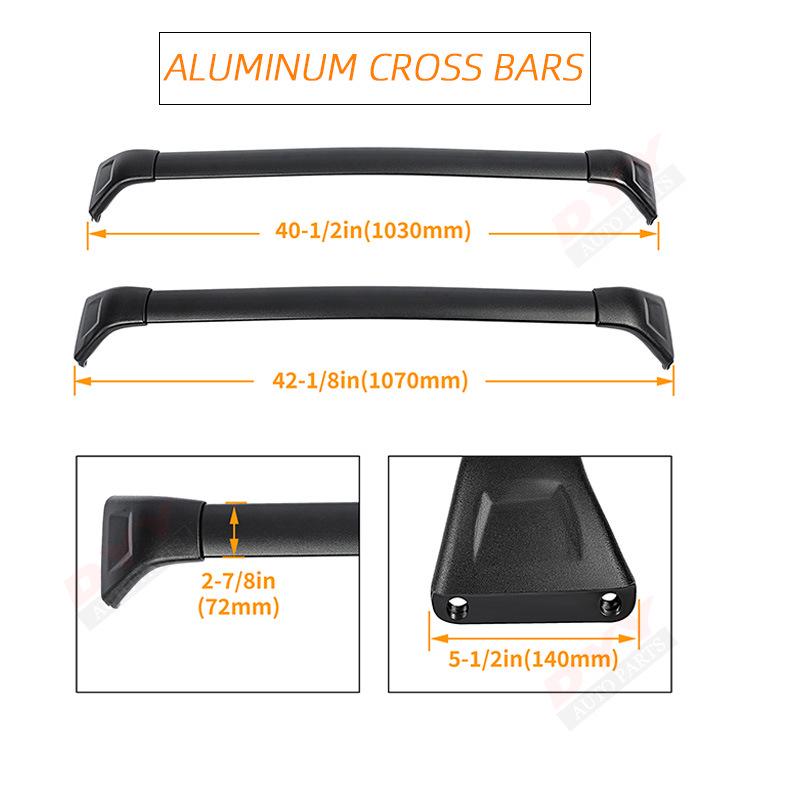 CX-5 Roof Rack Crossbars for 2017-2025 Models: Compatible with CX-5 Roof Racks & Mazda CX-5 Travel Roof Racks.