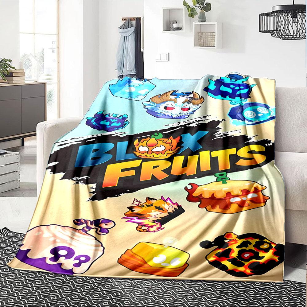 B-Blox Früchte-Themen-Decke, Warme Gemütlichkeit Sofa Couch Bett Decke Heimdekoration