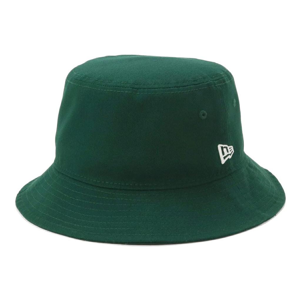 New Era DGRN WHI Twill Cotton Bucket Dark Size 23J BUCKET-01 Hat, Green, S/M,
