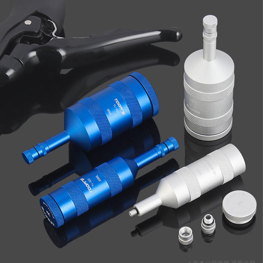 20/50ML Road Bike Disc Brake Oil Replenishment Tool Aluminum Alloy Oil Reservoir Road Bike Oil Injector Outdoor Carrying