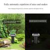 Solar Powered Rodent Repellent Buzzing Vibration Plug and Play Ultrasonic Rodent Repellent Outdoor Snake Repellent