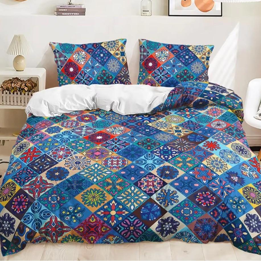 Set Piumone Set Biancheria da Letto Set Copripiumone 3 Pezzi
