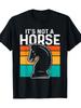 220g 100% Cotton - Funny Chess Shirt Its a Knight Its Not a Horse Vintage M