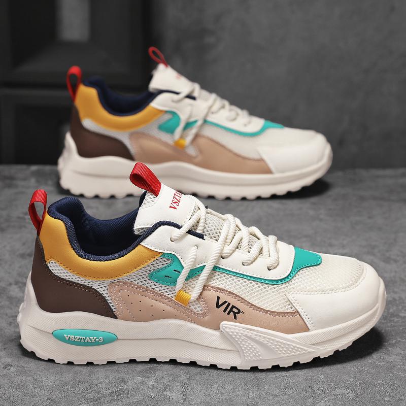 Fashion Men Shoes Platform Male Sneakers 2025 New Vulcanized Shoes for Men Casual Running Shoes Large Size 45 46 Hot Sapatos Masculinos