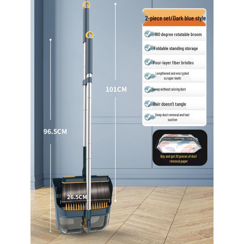 2025 Magic Broom & Non-Stick Dustpan Set