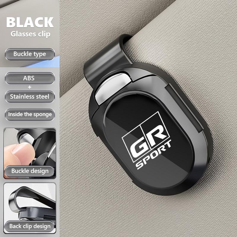 

For Toyota Auto Glasses Clip Sunglasses Clip Card Ticket Holder Car Accessorie GRsport Yaris Corolla Rav4 GR Auris Cruiser