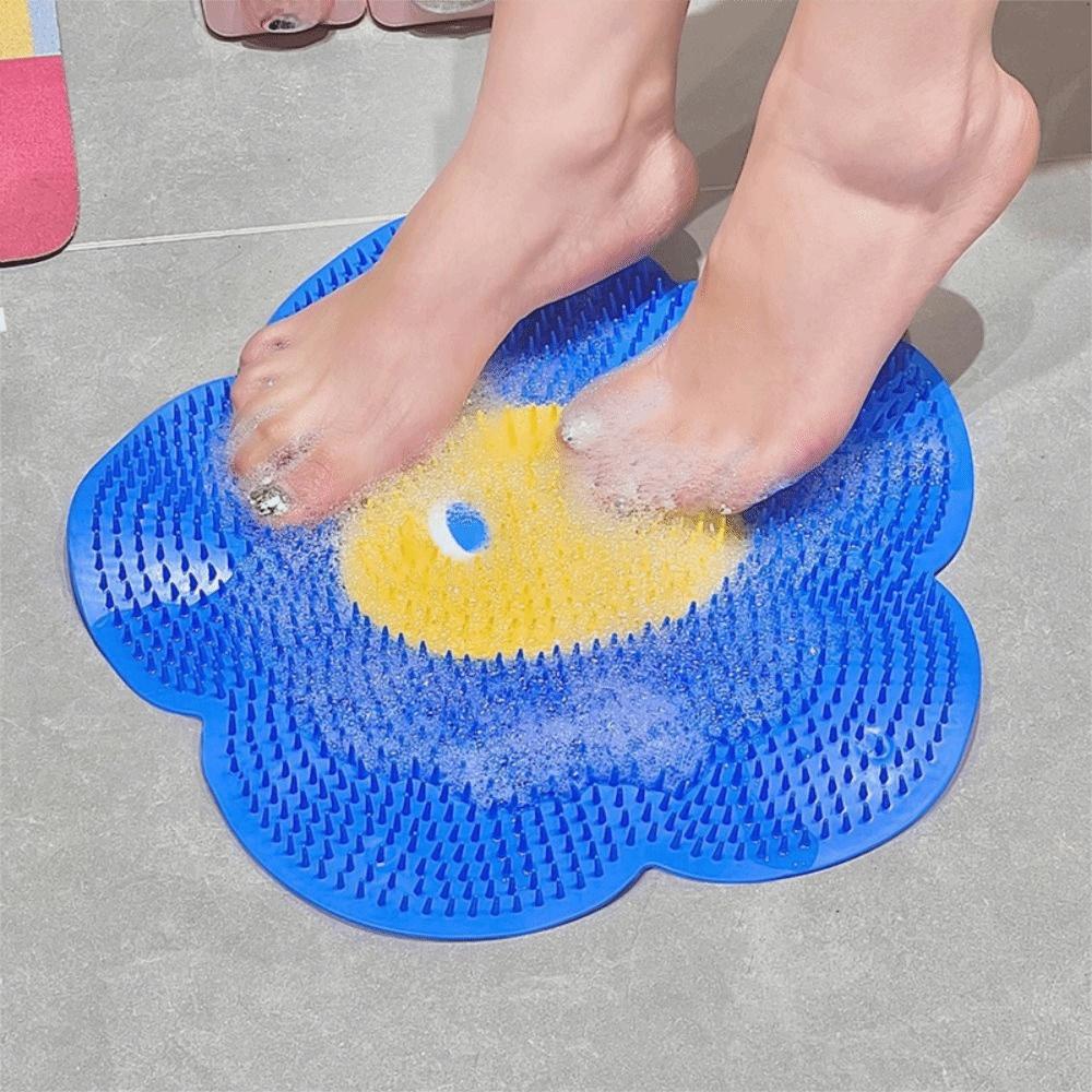 Massager Shower Foot Scrubber Non-Skid Exfoliating Foot Mat Foot Rubbing Board  Feet Washing