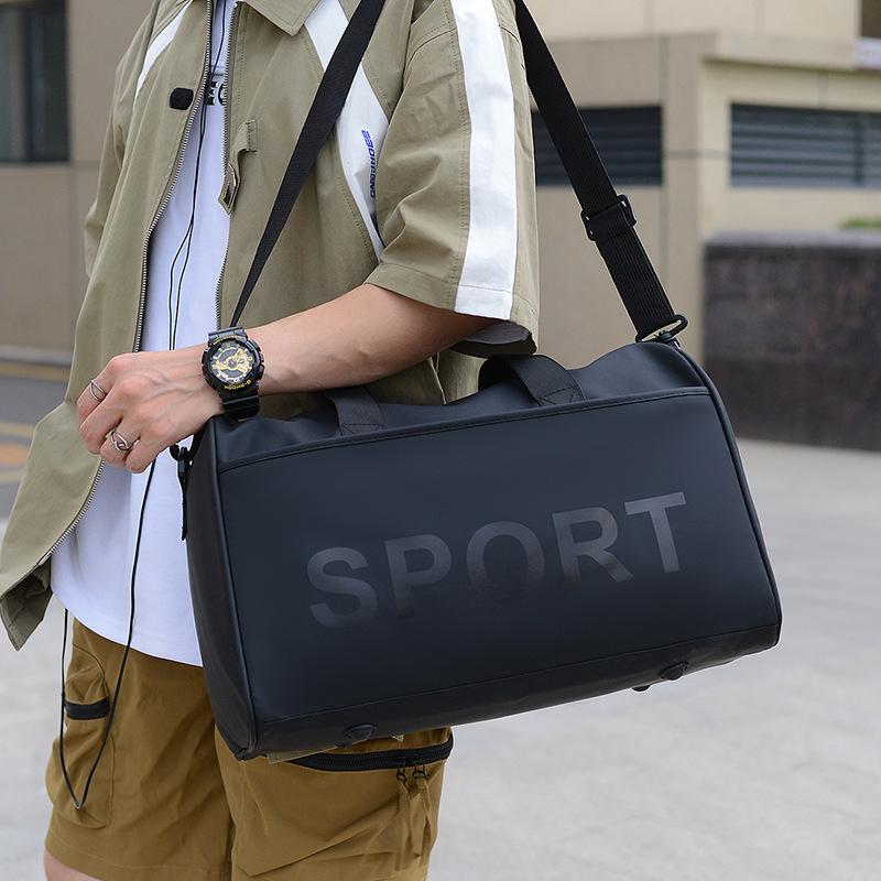 Bolsa de bagagem de mão de grande capacidade para viagens de negócios de curta distância para homens e mulheres, bolsa de armazenamento para viagem de saída, pode ser equipada com haste de tração