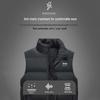 JEEP SPIRIT Men's Winter Warm Stand Collar Padded Vest