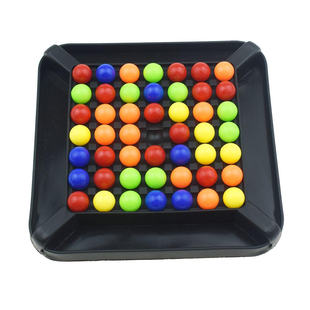 Regenbogenball-Eliminierung Farbzuordnungs-Brettspiel - Lustige Eltern-Kind-Interaktion Tischspielzeug für Kinder Familie