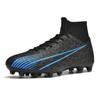 Football Shoes Men's and Women's High-top Broken Nails Student Adult Artificial Grass Ag Long Nails Non-slip Children's Sneakers Sports