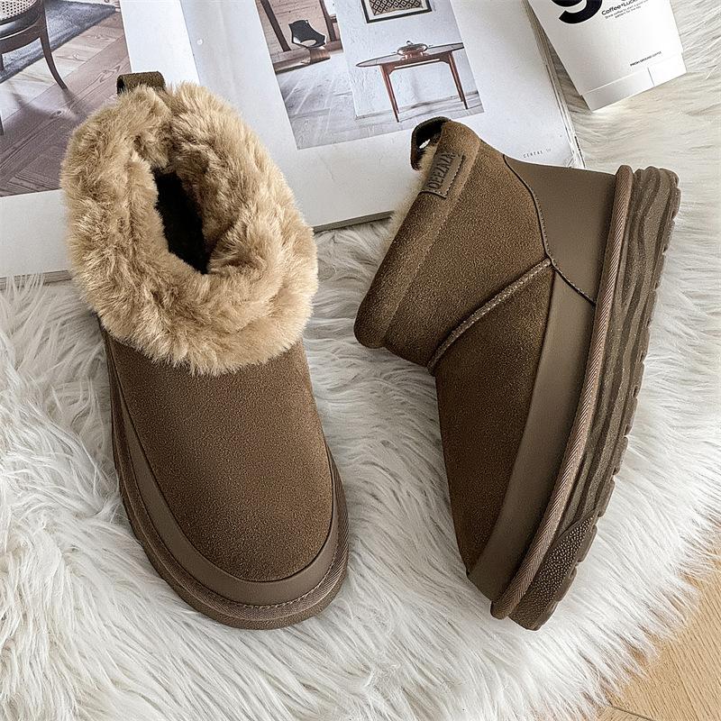 

3613 Сангпо мужские новые кожаные непромокаемые зимние хлопковые ботинки с хлопковой подкладкой, теплые ботинки на осень и зиму 44-Male size