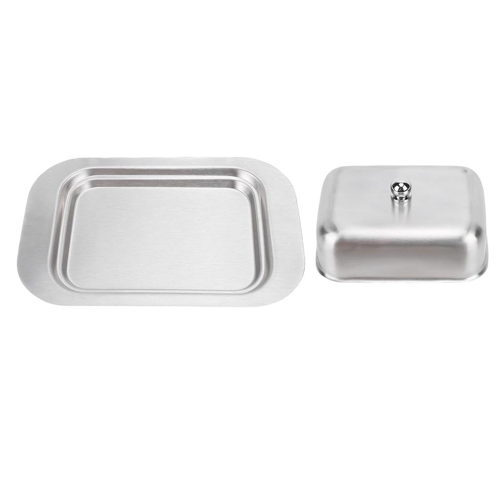 Nerezová ocel Mísa s víkem Potravinářská kvalita Vhodné do myčky Držák Krabička na sýr pro kuchyň