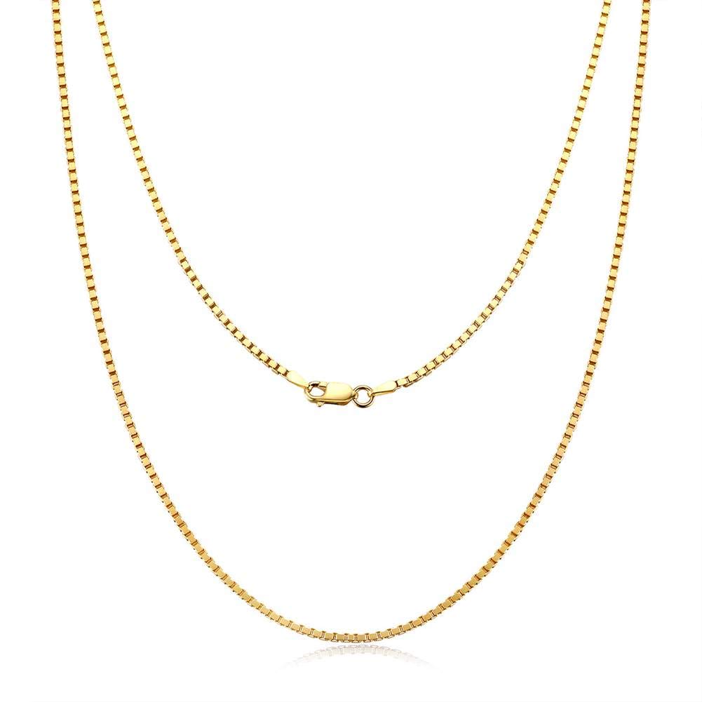 

Венецианская цепь K18 18K Silver Тонкая Длина Ширина [AINUOSHI] 925, 60 см, 1,8 мм