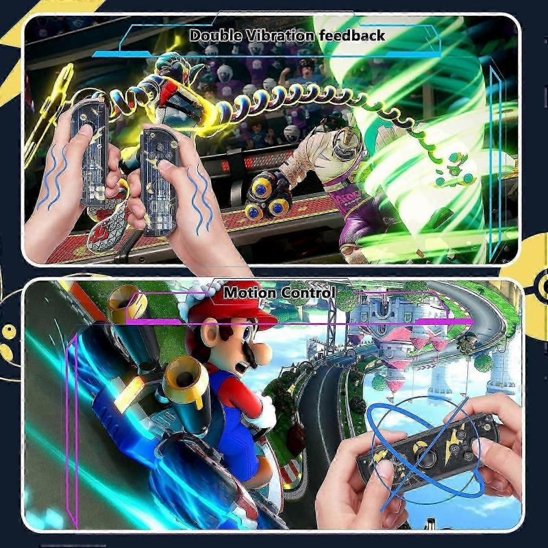 Controller for Nintendo Switch, Replacement for Switch Controllers with Dual Vibration/Wake-up/Screenshot