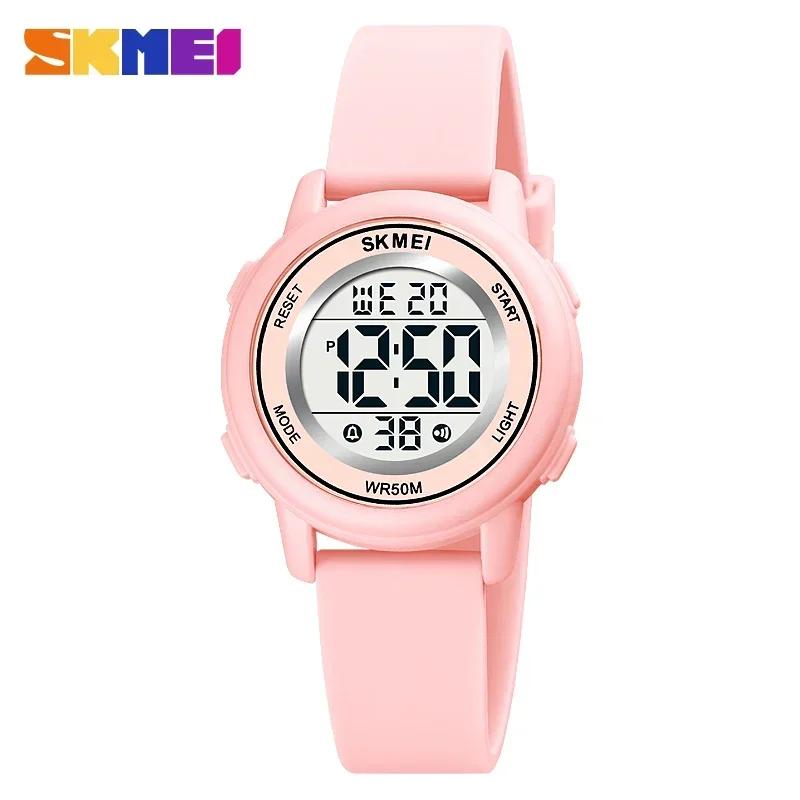 SKMEI 1721 Orologio Digitale da Polso per Bambini Colore Impermeabile Sportivo Colorato per Bambini Antiurto Elettronico per Ragazzo Ragazza Orologio 1451