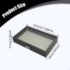 Wooden Pen Display Case, Storage Box Container Organizer with Clear Window for Father Day