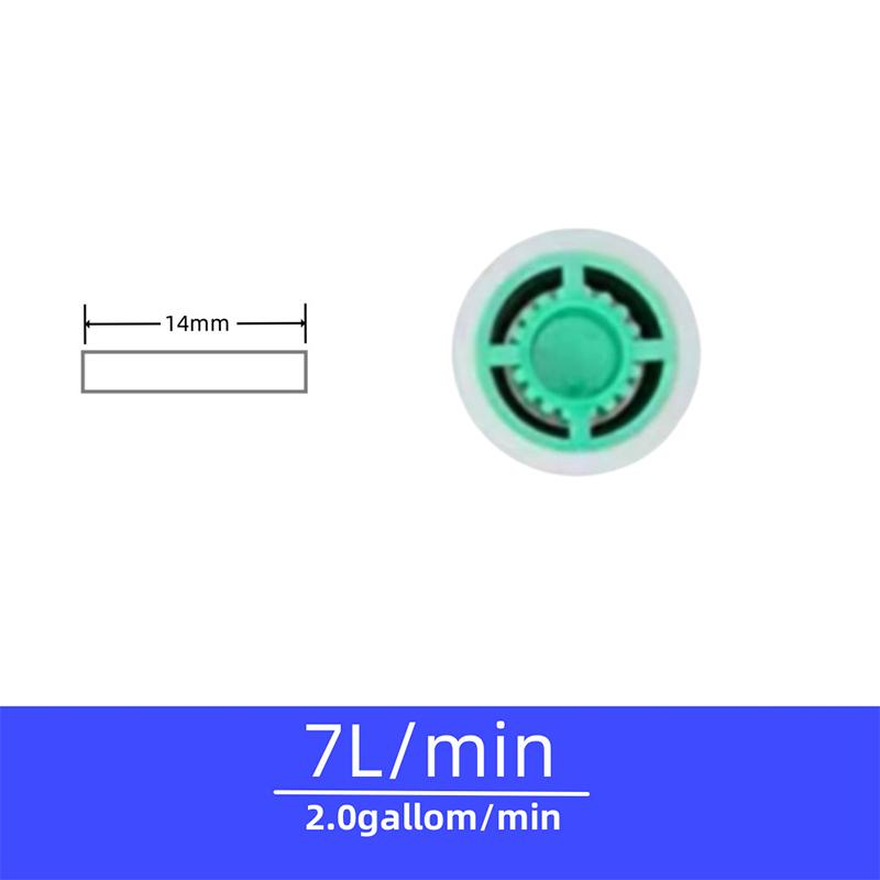 Sada omezovačů průtoku sprchy Šetření vodou 4/5/6/7/8/9/10/12L/Min Omezovač hadice Řada Ha Horní sprcha Příslušenství ke sprše