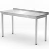 Wall Worktop Table with Edge Budget Line STEEL 1000 X 600 X 850 Mm Hendi 817209