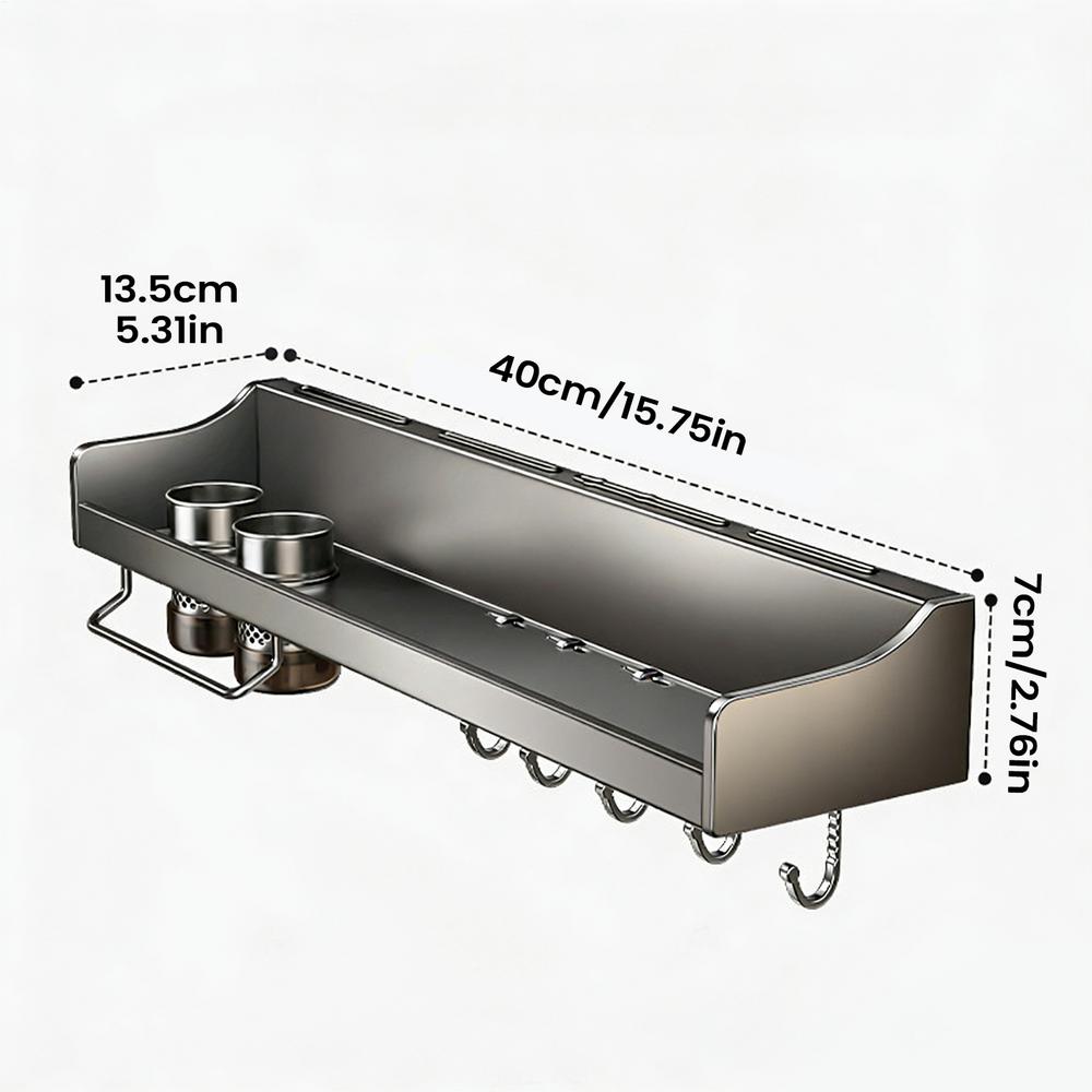 

Cutlery Holder Kitchen Utensil Organizer Countertop Hanging Rack for Knives Spoons Forks Cooking Tools Storage Home Restaurant