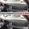 Instrumentpanel Dash Mat Cover PU-läderplatta Matta Solskydd Anti-UV Biltillbehör För Hyundai Elantra 2016 2017 - AD Avante