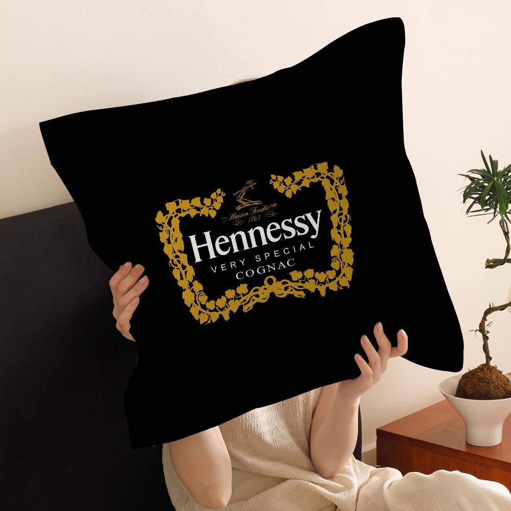 Hennessy Brandy Cushion Cover Polyester Sofa Cushions Decorative Throw Pillows Home Decoration Pillowcover