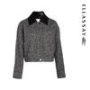 ELLASSAY 2025 Autumn Wool Blend Polo Collar Blazer