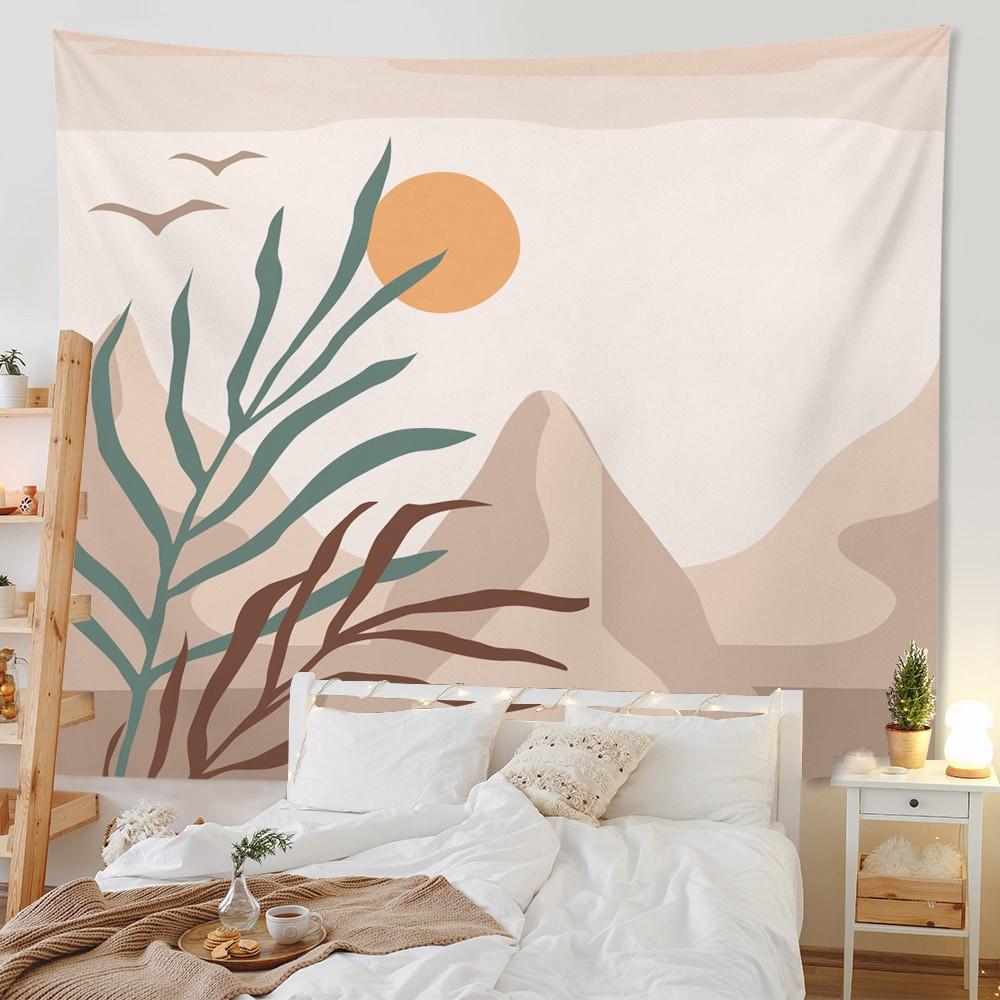Home Decor Morandi Tapestry Background Room Living Room Bedroom Wall Hanging Background Wall Tablecloth