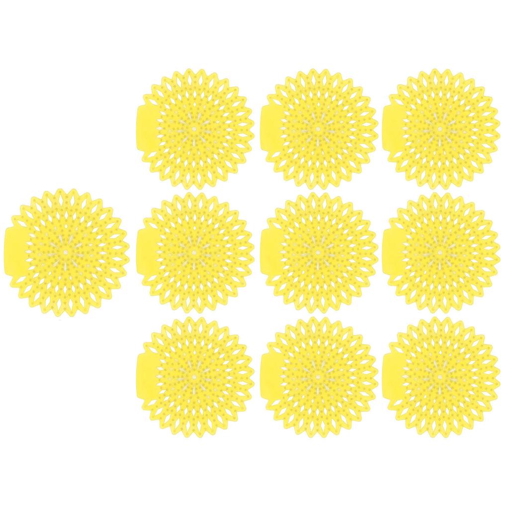 10Pcs Urinal Screens Deodorizer Proof Lasting Odor Removal Urinal Mat for Toilet Bathroom