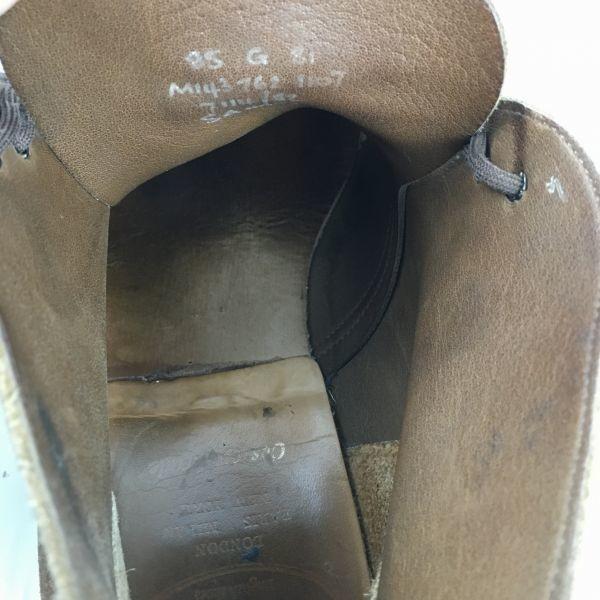 90. léta?/Vintage semišové boty Chukka Church's Velikost 8.5G Cca. 27.0 Hnědá krepová podrážka Pánská(POUŽITÝ)