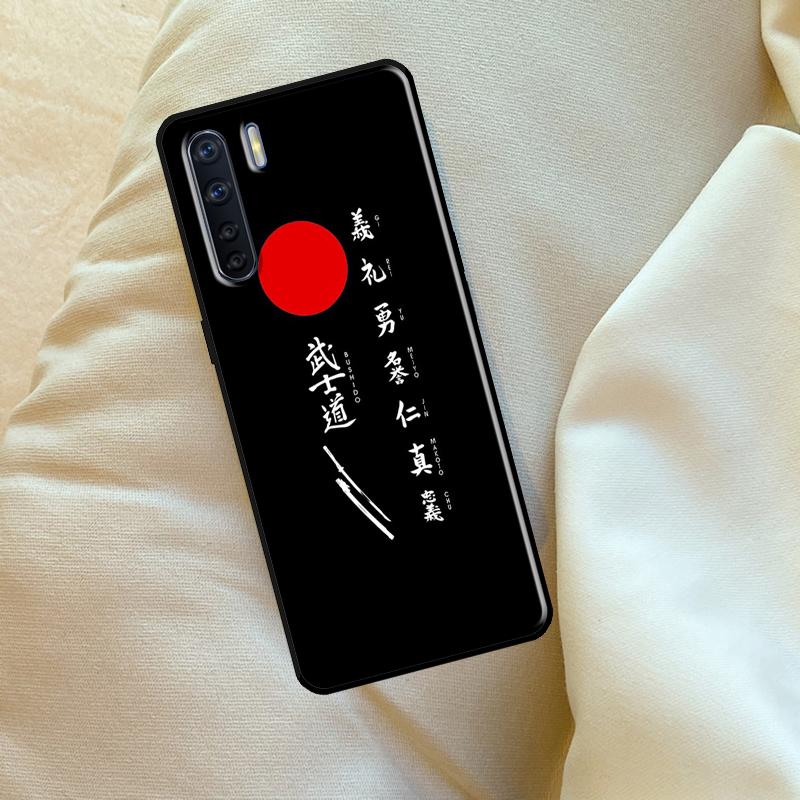 Japanese Bushido Samurai For OPPO A74 A54 A94 A15 A17 A77 A79 A58 A78 A98 A5 A9 A16 A76 A96 A52 A72 A53S A57S Case