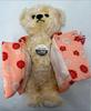 [USED] Steiff HINA Teddy Bear with Battledore