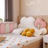 1PC 40x20cm Nordic Style Headboard Bedroom Head Board Stickers Room Anti-collision Wall Panels Home Decoration