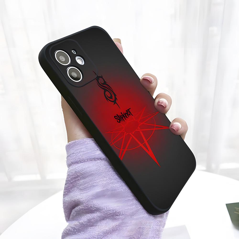 

Slipknot-Рок Чехол для телефона для IPhone 17 Pro Max 15 Pro 16 14 Plus 12 13 Mini 11 Pro Ударопрочный Мягкий чехол iPhone15
