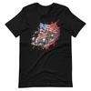 Patriotic Racing Shirt American Flag Formula Race Car Motorsport Racer T-Shirt