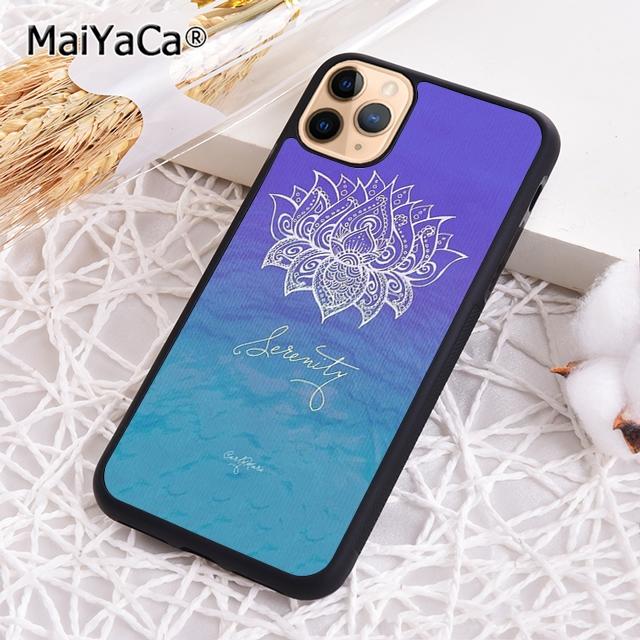 MaiYaCa Yoga Om Namaste Mandala Buntes Design Handyhülle Für iPhone 17 Air 16 15 plus 11 12 13 14 pro max