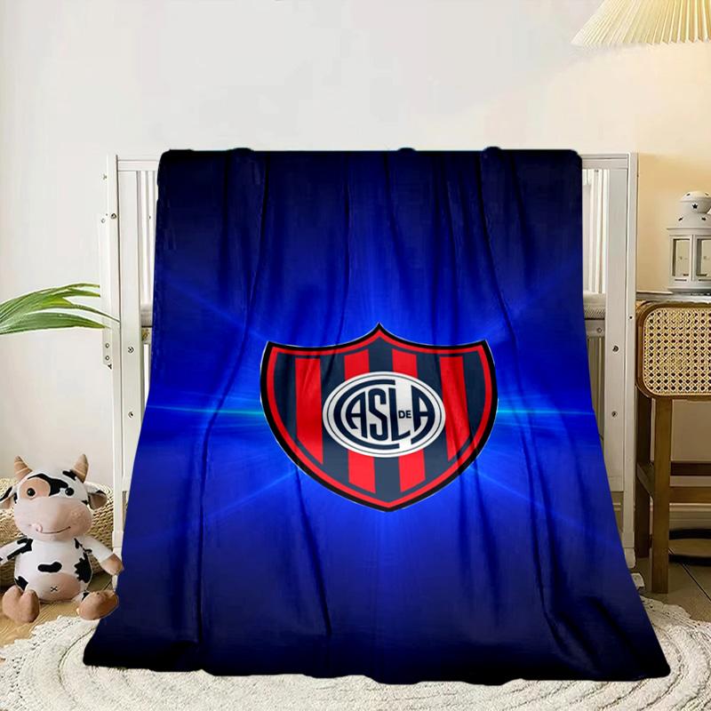 Club Atletico San Lorenzo  Portable Blanket/Soft Blanket Bedding Blanket Suitable for Travel Camping Living Rooms Offices Sofas Fan Gifts