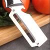 Stainless Steel Vegetable Peeler with Wood Handle Multi-Function Fruit Potato Peeler with Bottle Opener Quick Peeling Essential Kitchen Tool