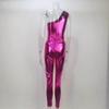Ladies Summer Sexy One Shoulder Top Wrap Hipster Trouser Set