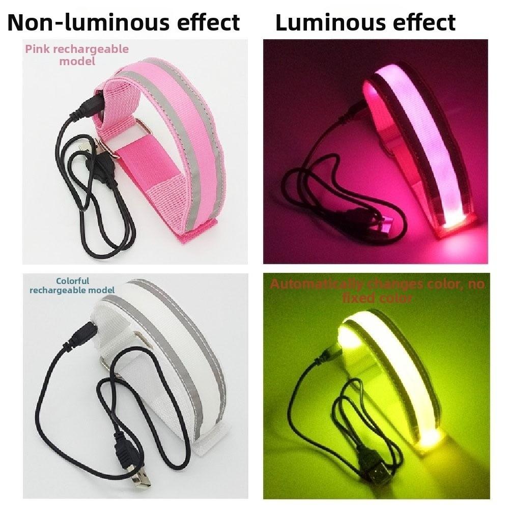 Waterproof LED Light Armband Safety Night Reflective Armband Luminous Arm Band Night Running