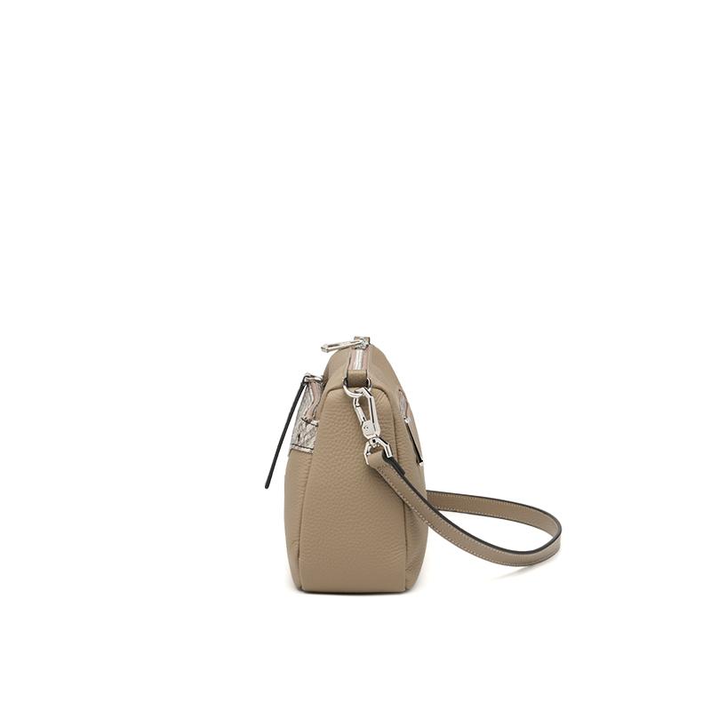 Genuine Leather Crossbody Bag for Women  Real Skin Shoulder Messenger Bag Patchwork Fashion Bags