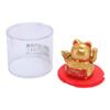 Feng Shui   Cat Solar Powered Waving Maneki Neko Decoration   Cat Statue for Home Shop Car Interior